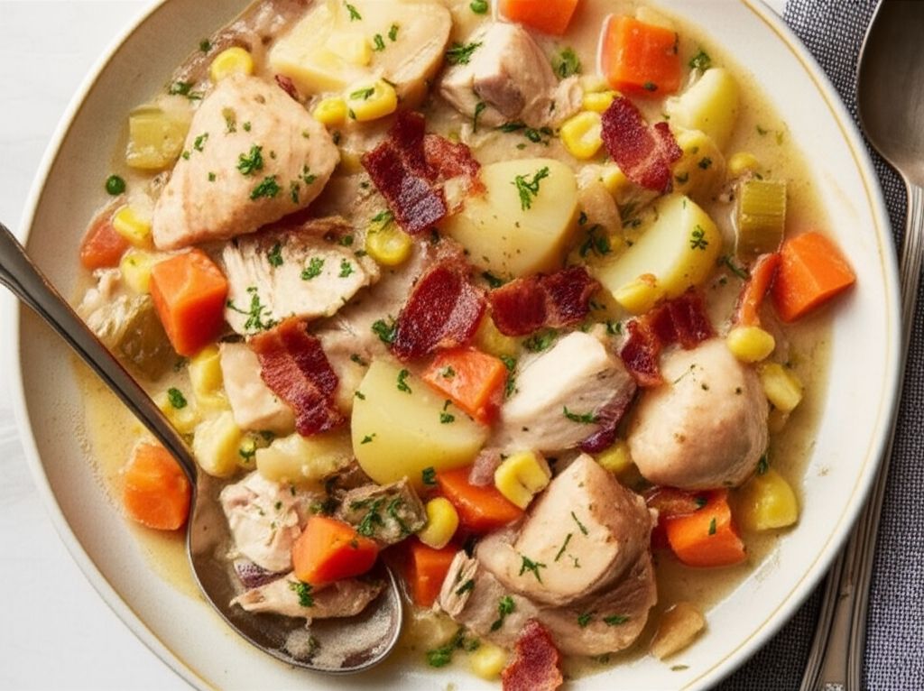 Chicken and Dumplings with Bisquick