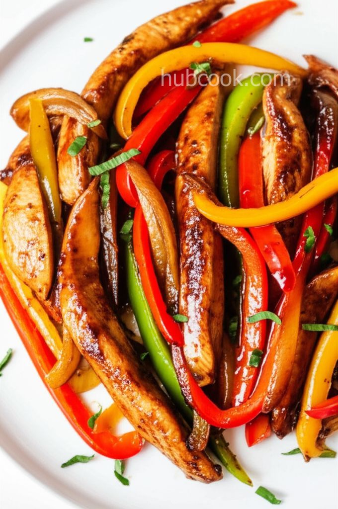 Chicken and Peppers with Balsamic Vinegar