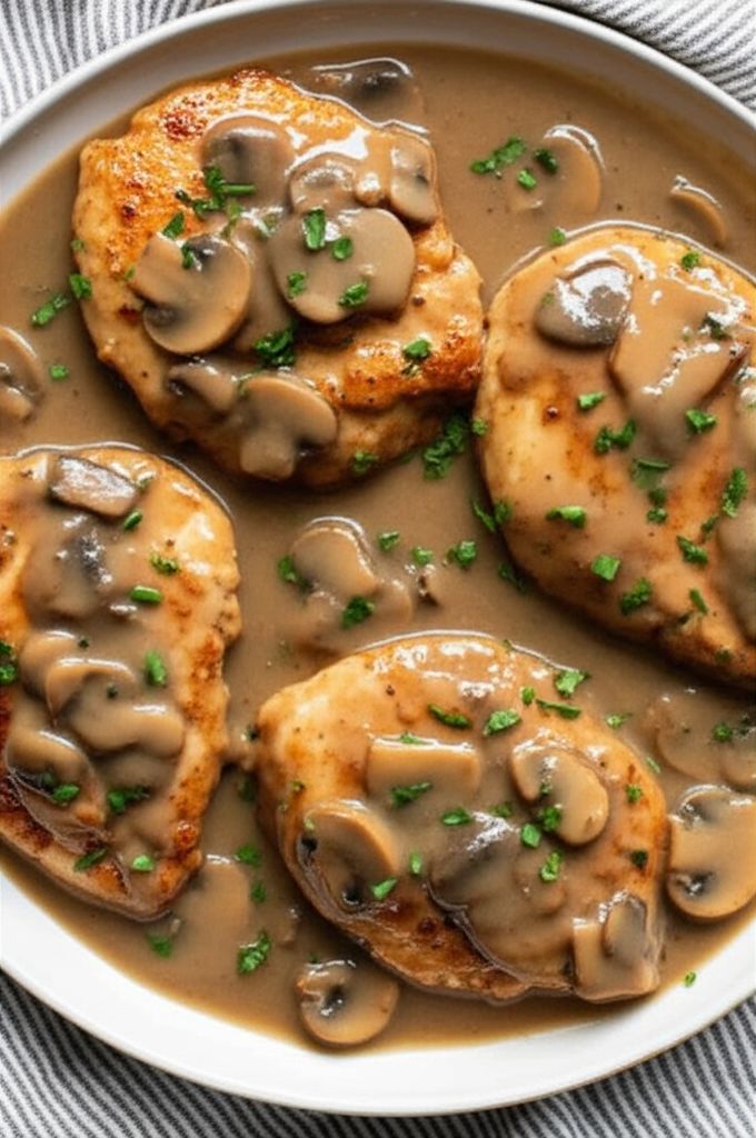 Chicken Marsala with Portobello Mushrooms