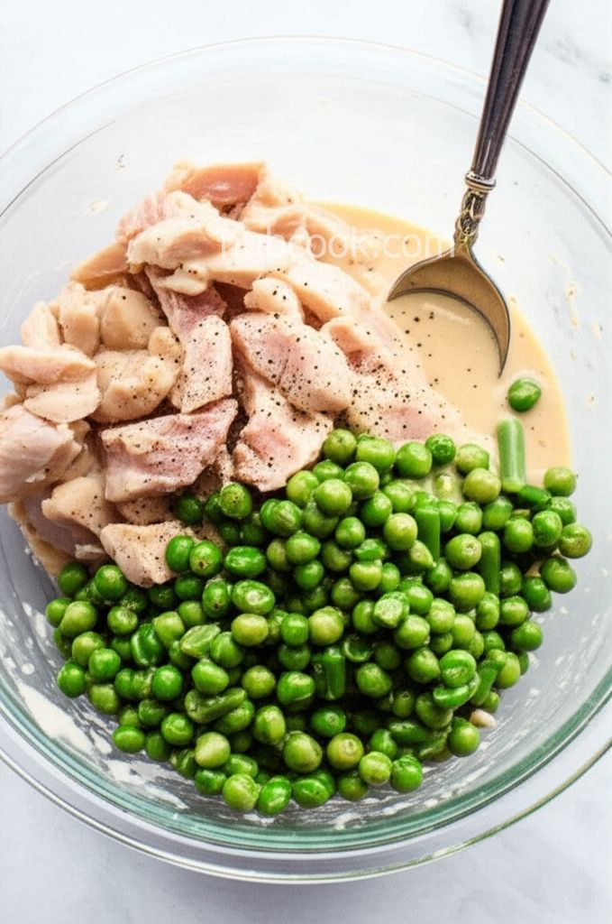 Chicken, Stuffing and Green Bean Casserole