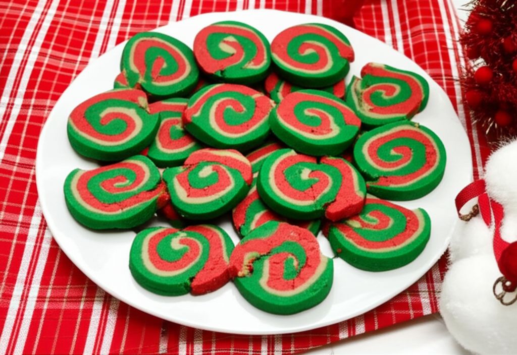 Christmas Pinwheel Cookies