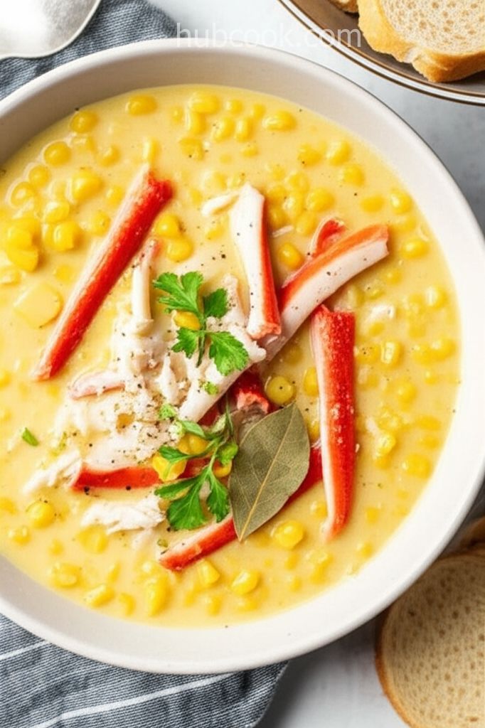 Corn and Crab Bisque