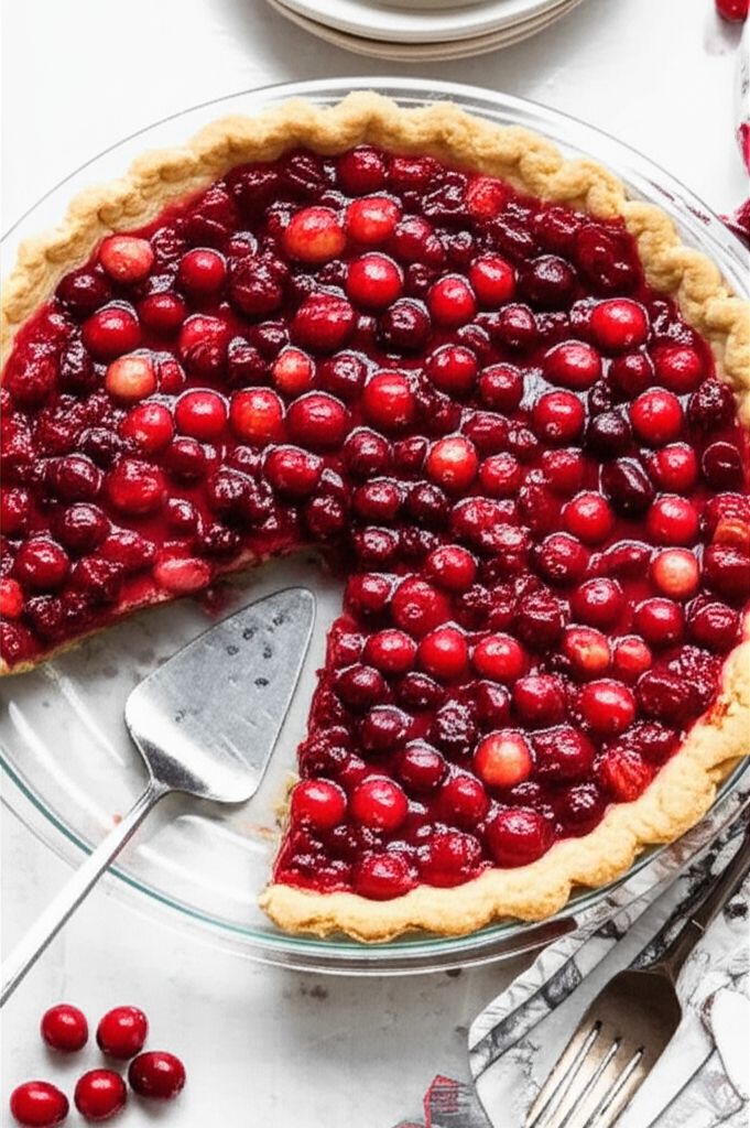 Cranberry Orange Pie