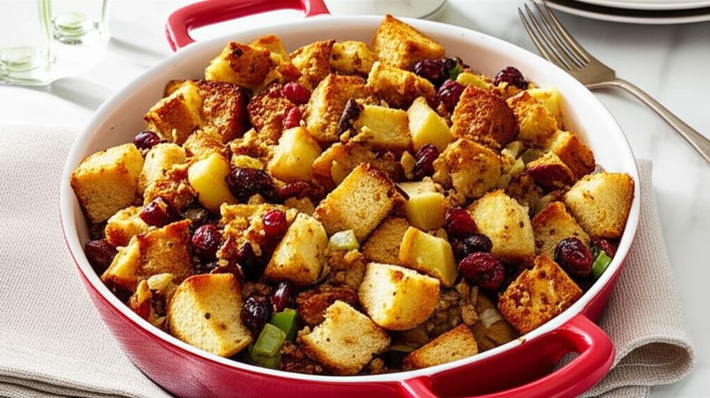 Cranberry, Sausage and Apple Stuffing