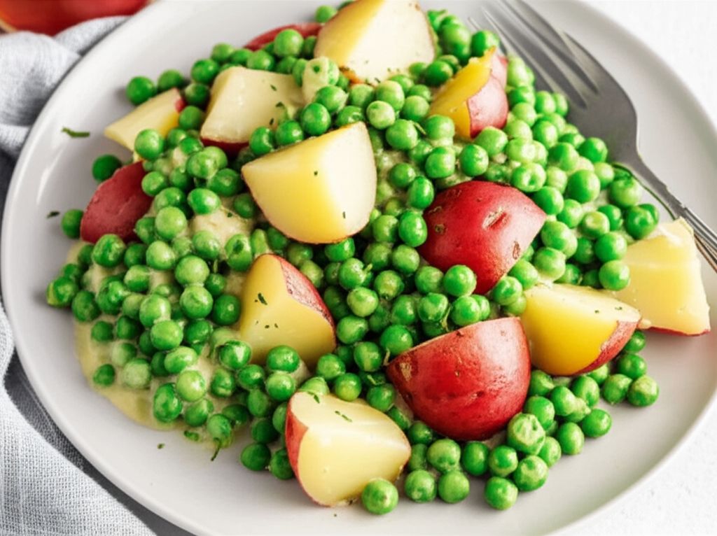 Creamed Peas and New Potatoes