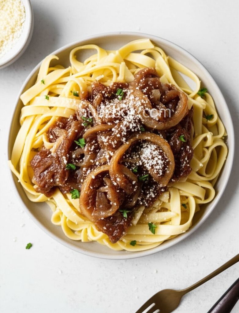 Creamy Caramelized Onion Pasta
