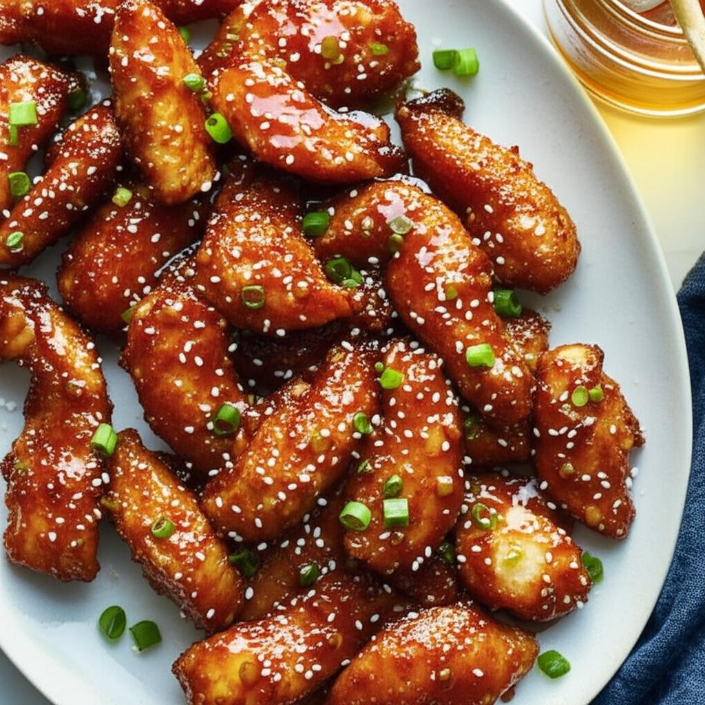 Crispy Baked Honey-Garlic Chicken