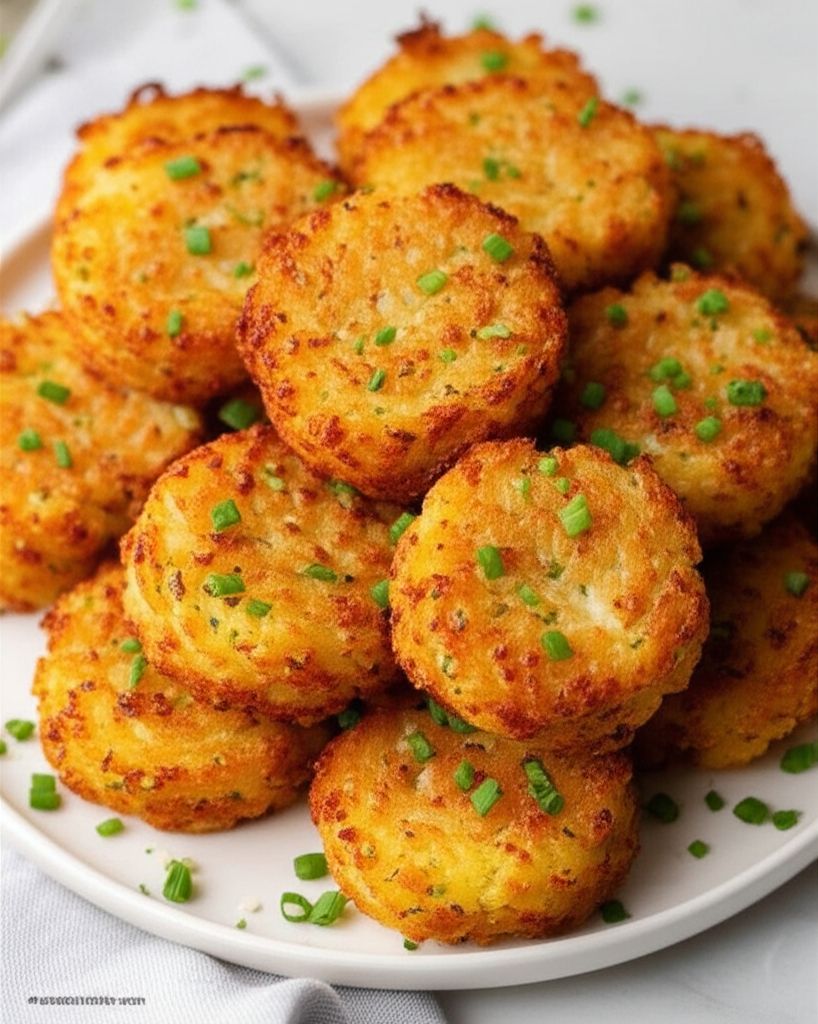 Crispy (No-Fry) Potato Pancake Poppers