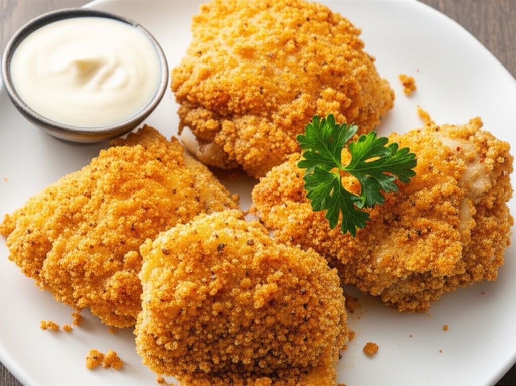 Crispy Panko Chicken Thighs