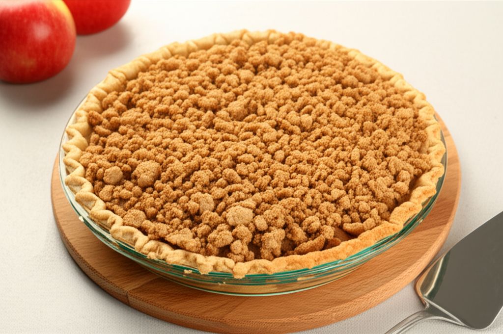 Dutch Apple Pie with Oatmeal Streusel