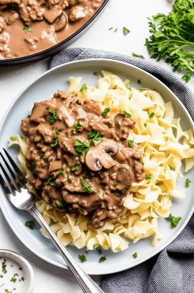 Easy Beef Stroganoff