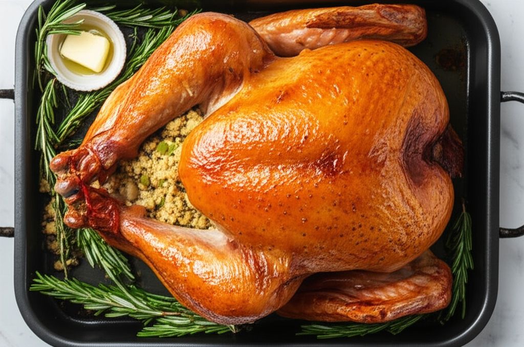 Easy Beginner's Turkey with Stuffing