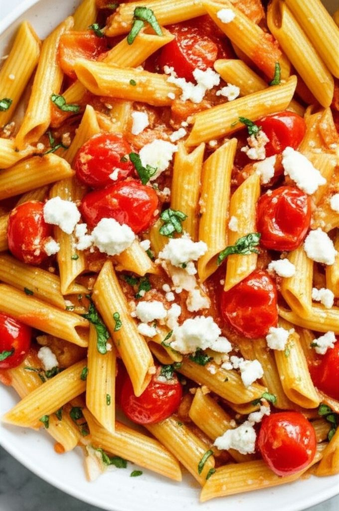 Easy Feta Tomato Pasta