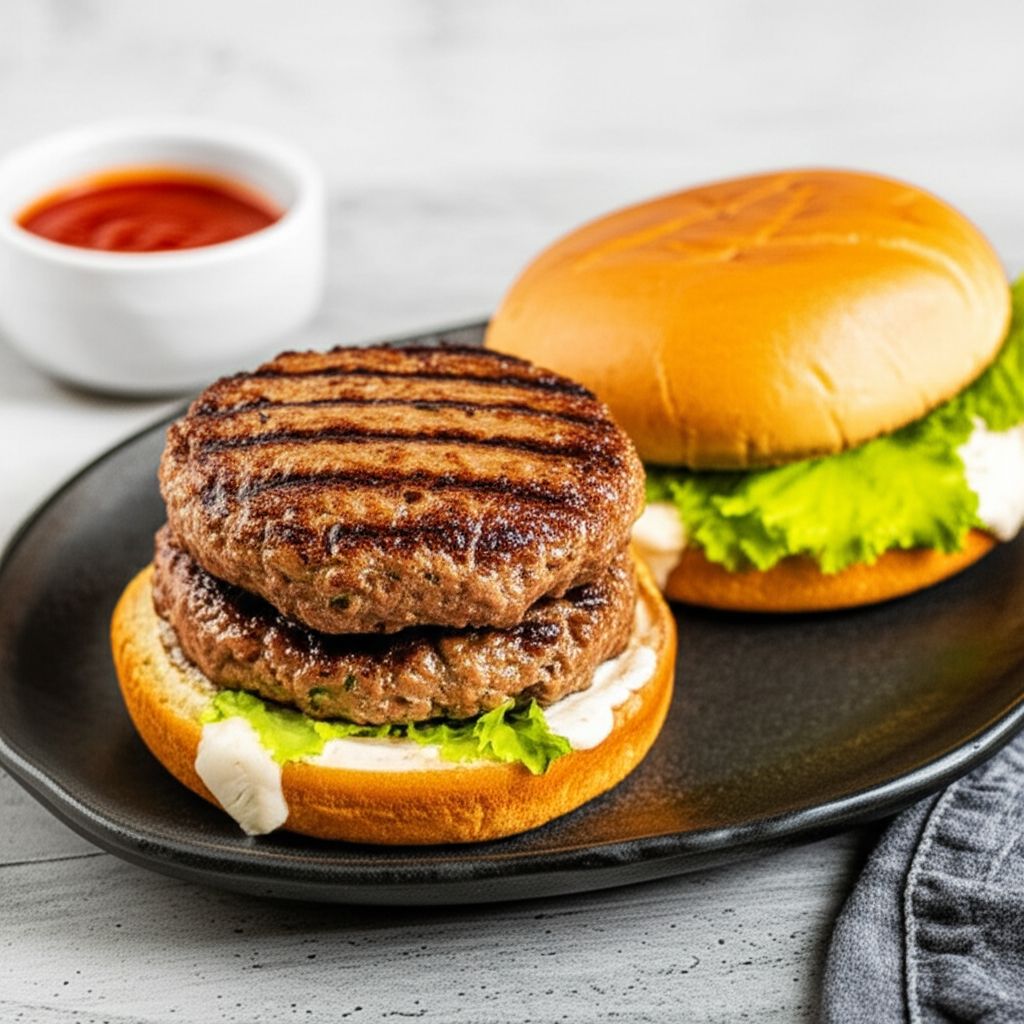 Garlic Mushroom Burgers