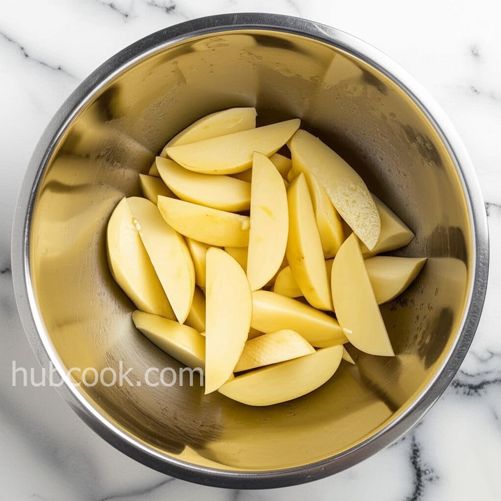 Garlic Parmesan Potato Wedges