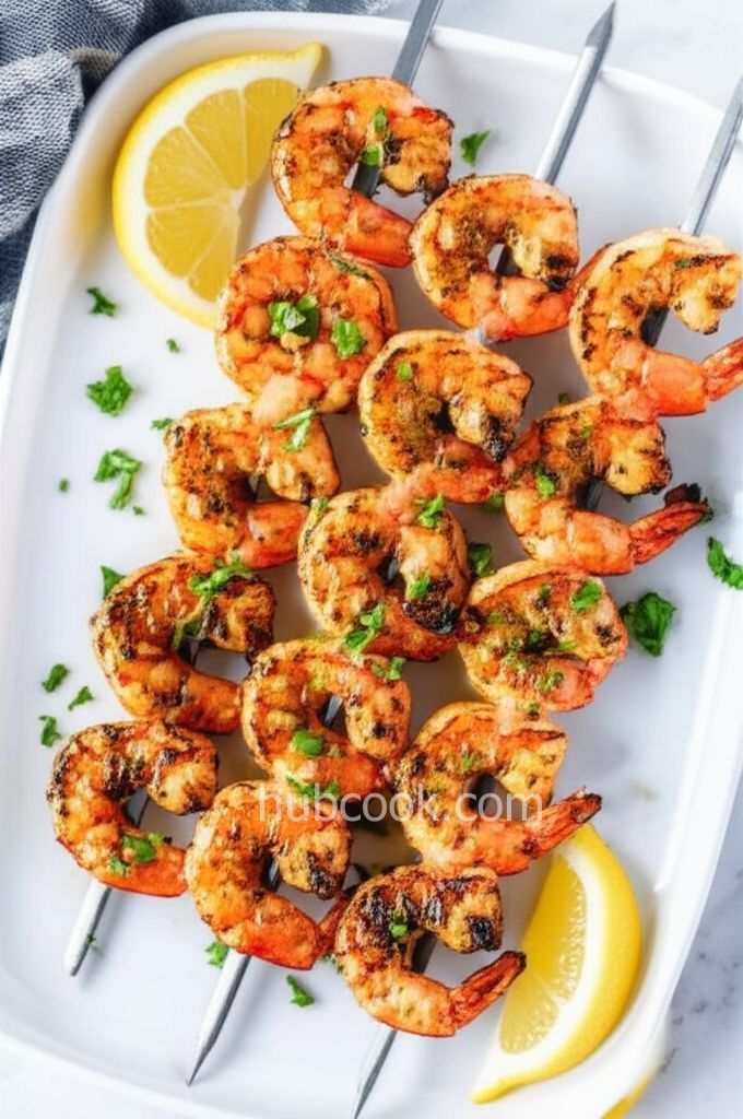 Garlic Shrimp Kabobs