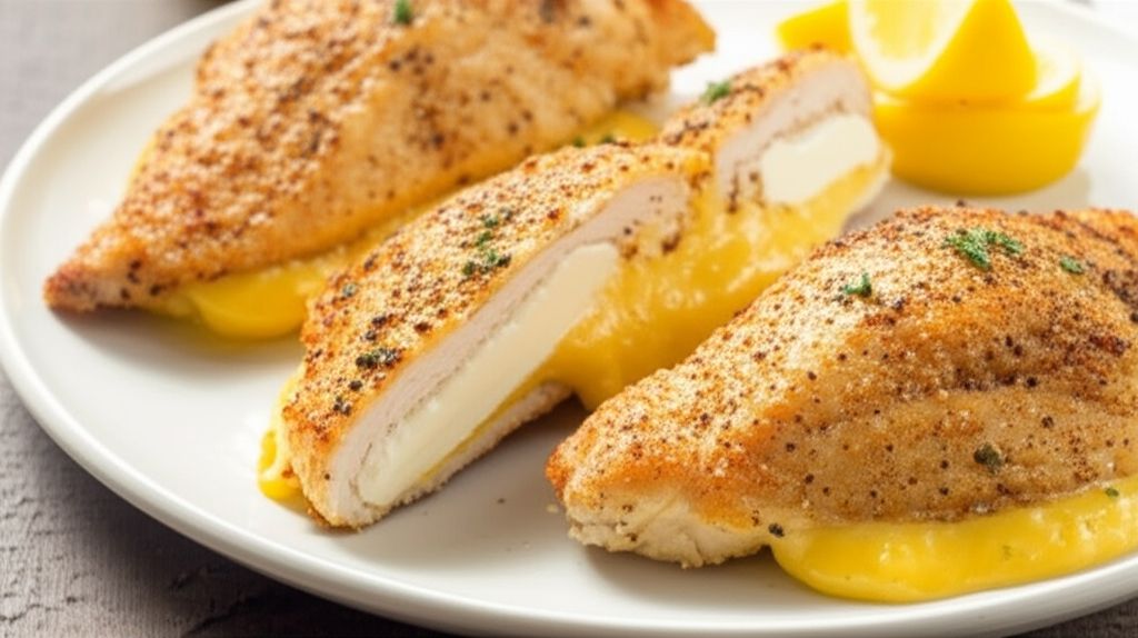 Garlic-Lemon Double Stuffed Chicken