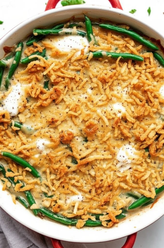 Green Bean Casserole with Frozen Green Beans