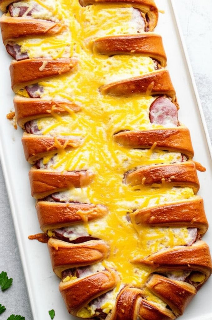 Ham Breakfast Braid