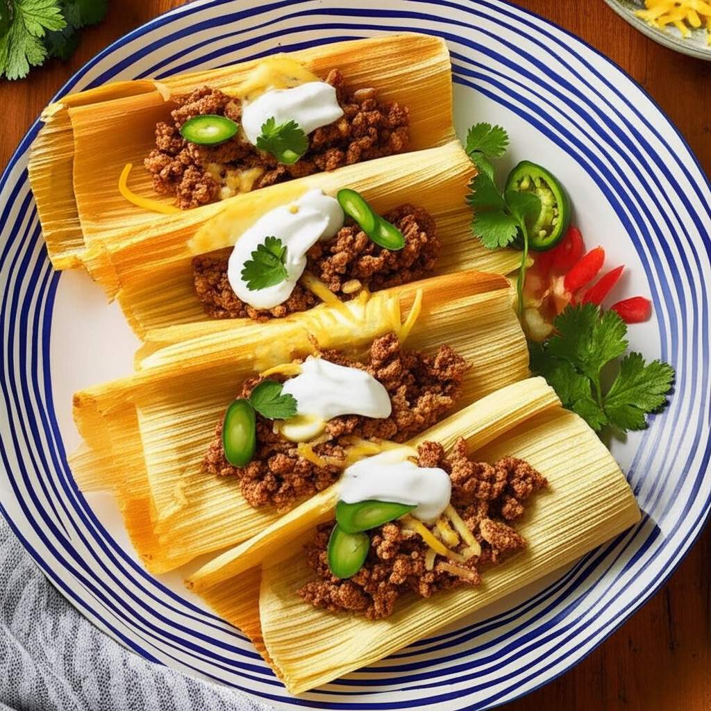 Homemade Beef Tamales