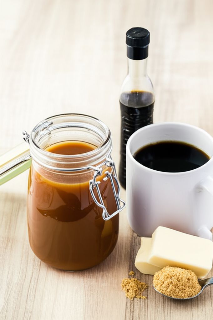 Homemade Caramel Coffee Creamer