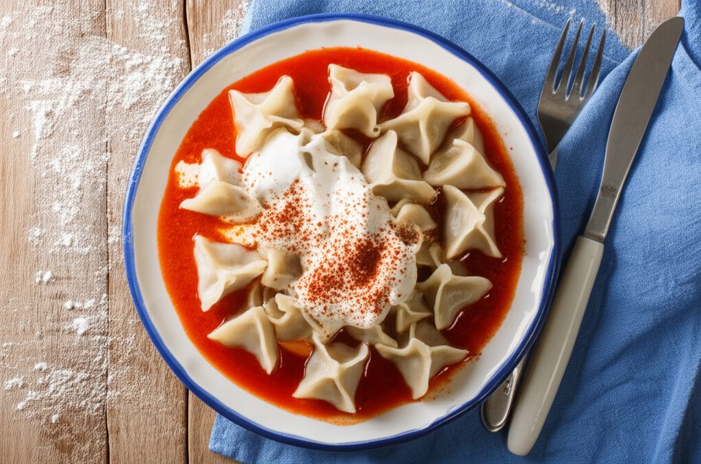 Homemade Manti (Traditional Turkish Dumplings)