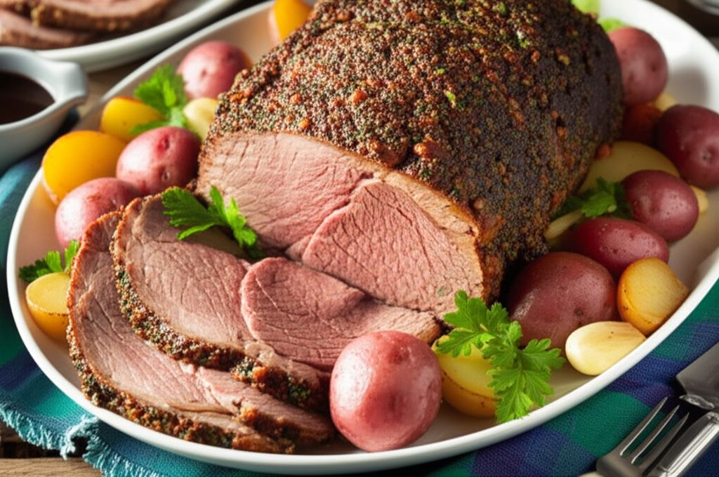Irish Roast Beef with Guinness au Jus
