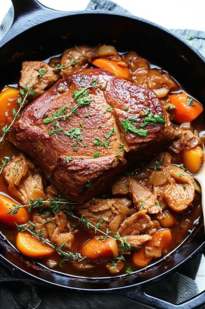 Italian Braised Pork Shoulder
