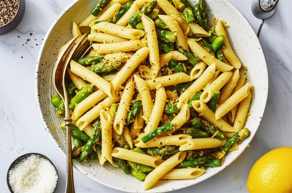 Lemon Asparagus Pasta