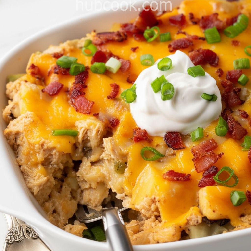 Loaded Chicken and Potato Casserole