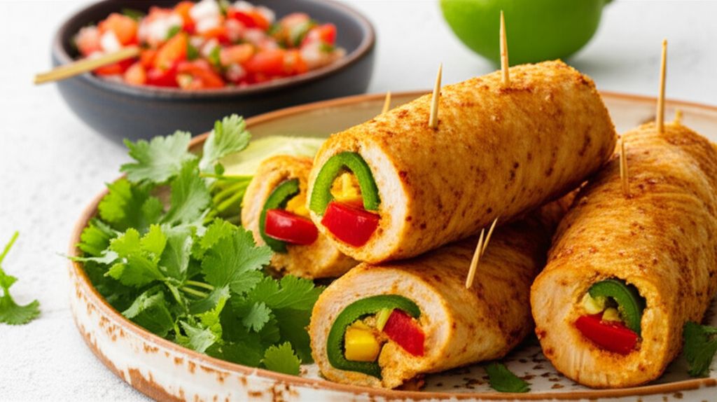 Mexican-Style Air Fryer Stuffed Chicken Breasts