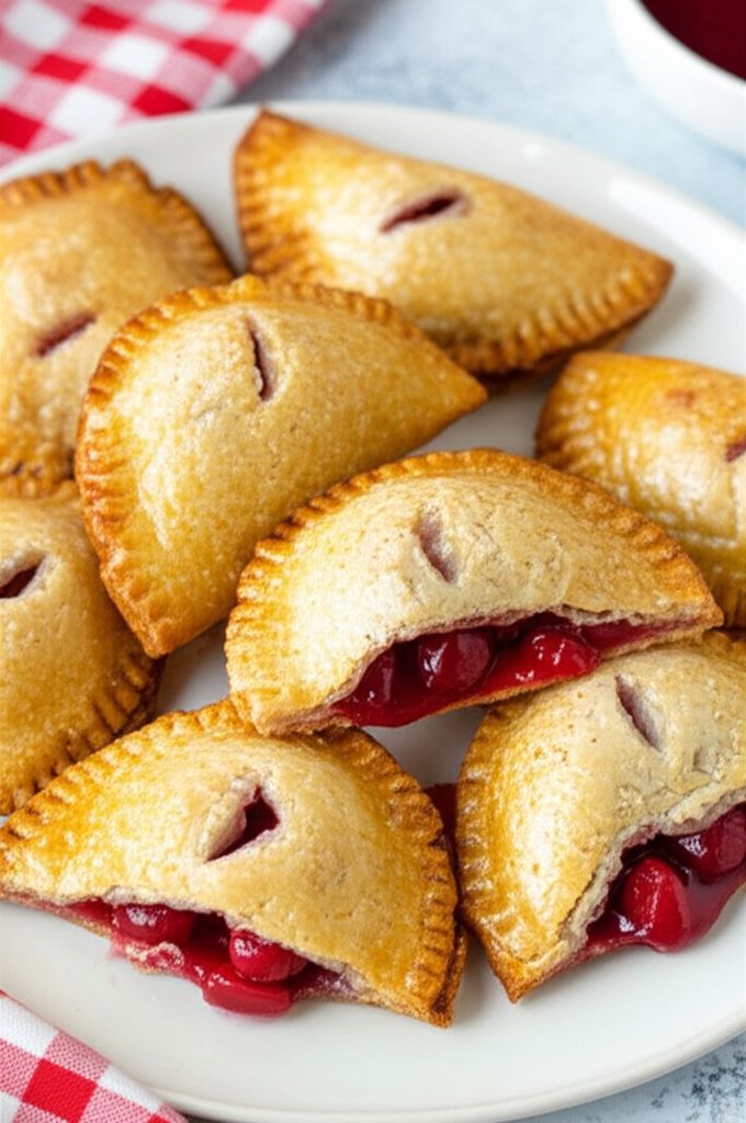 Mini Air Fryer Cherry Hand Pies