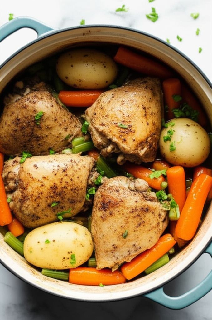 Mom's Chicken en Cocotte