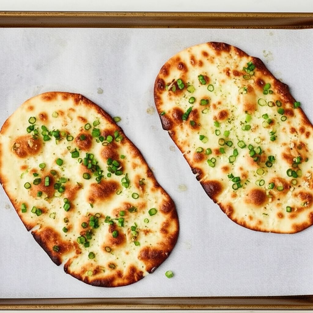 Naan Bread Margherita Pizza with Prosciutto