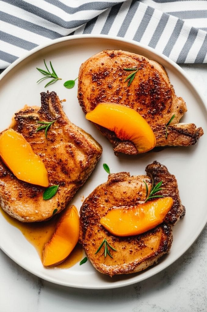Peachy Pork Chops
