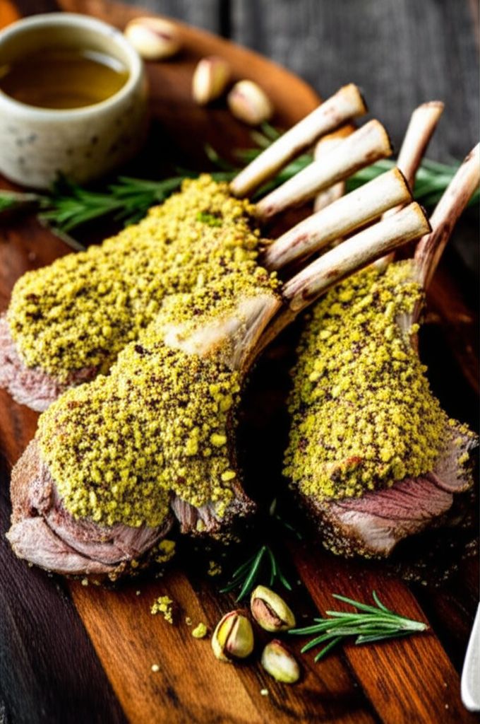 Pistachio-Crusted Rack of Lamb