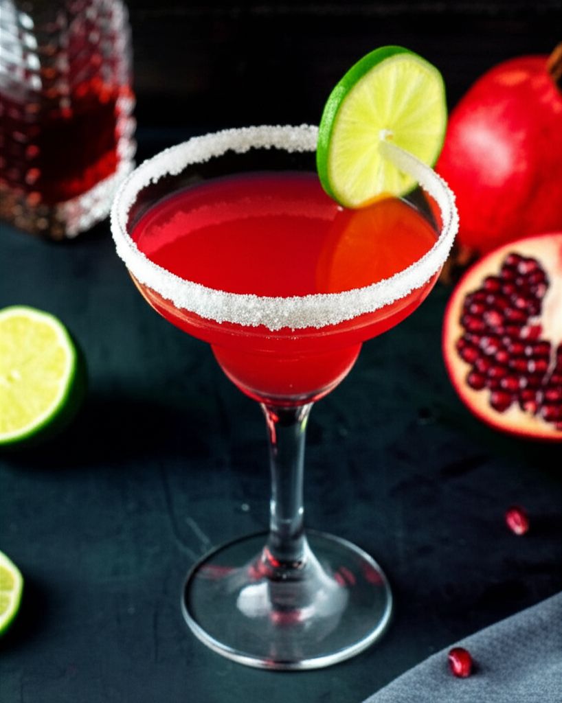 Pomegranate-Raspberry Martini