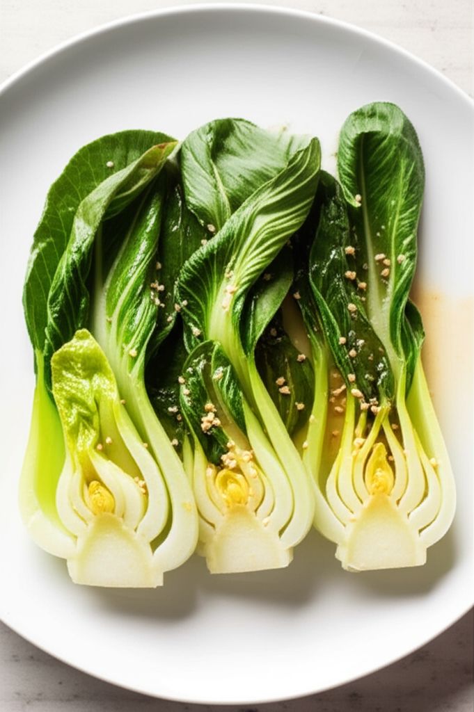 Quick Baby Bok Choy with Garlic