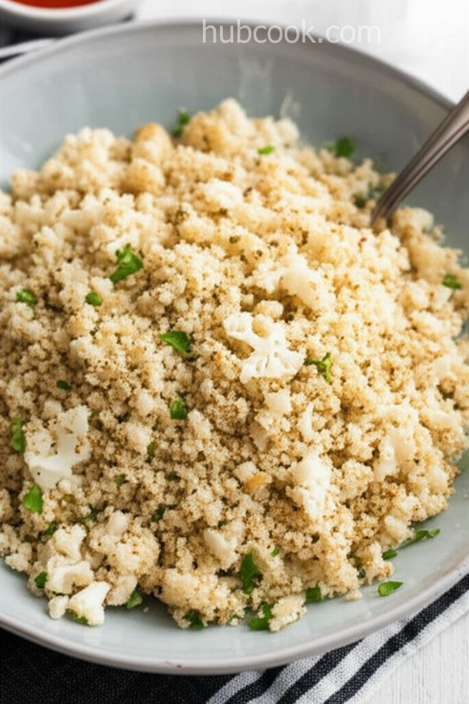 Roasted Cauliflower "Rice"