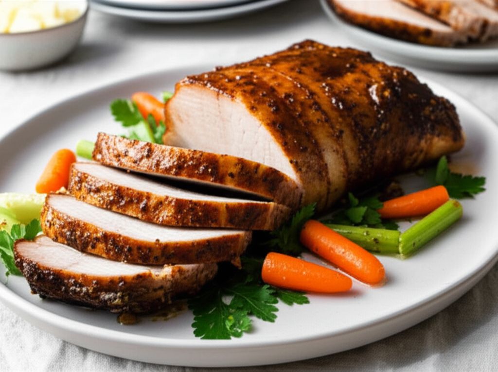 Roasted Loin of Pork with Pan Gravy