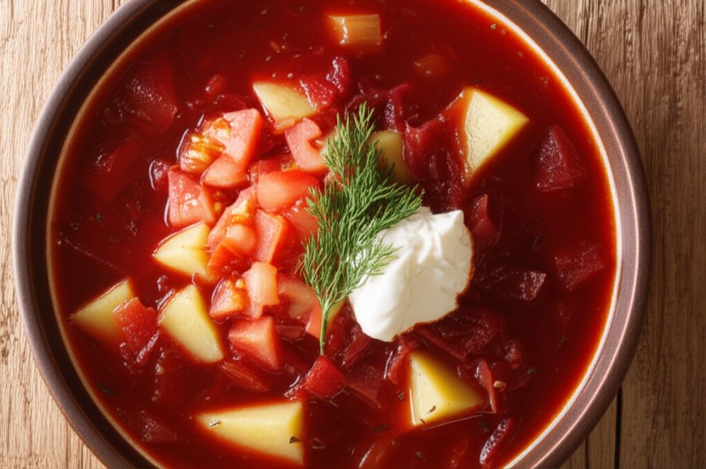 Russian Cabbage Borscht