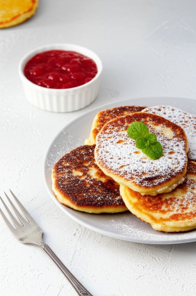 Russian Cheese Pancakes (Syrniki)
