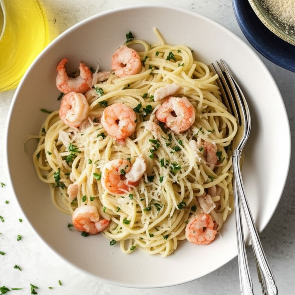 Scrumptious Seafood Linguine