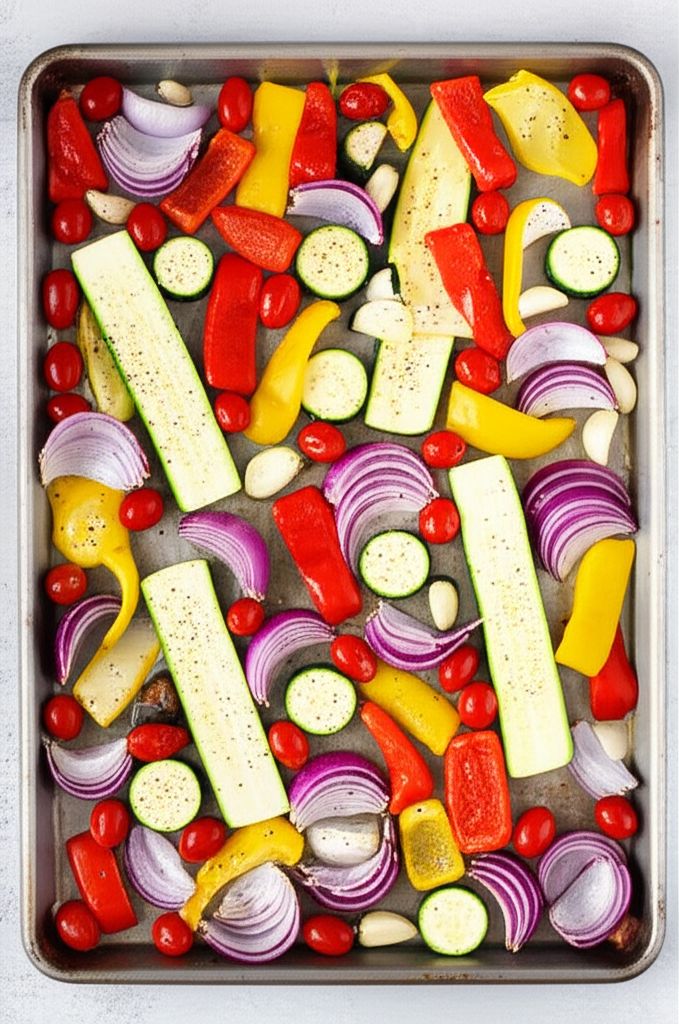 Sheet Pan Roasted Mediterranean Vegetables