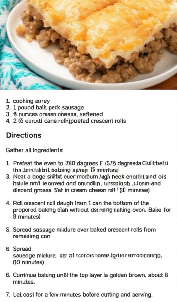 Simple Sausage Casserole