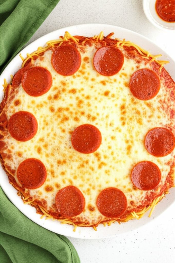 Spaghetti Pizza
