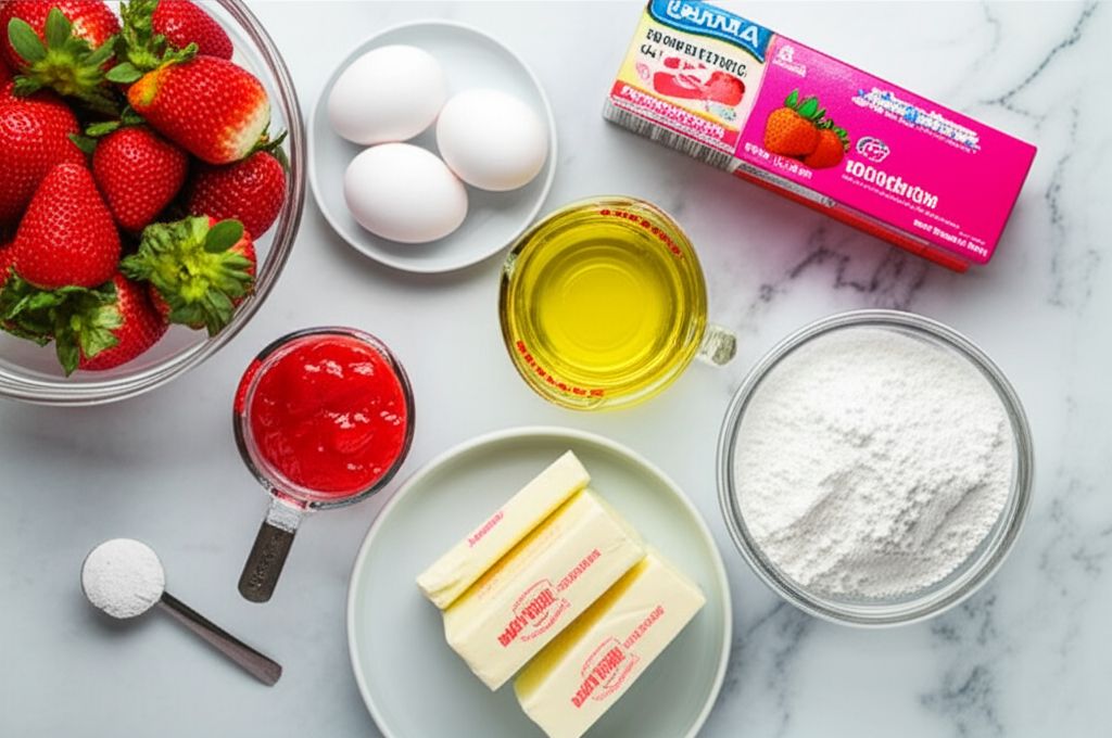 Strawberry Sheet Cake