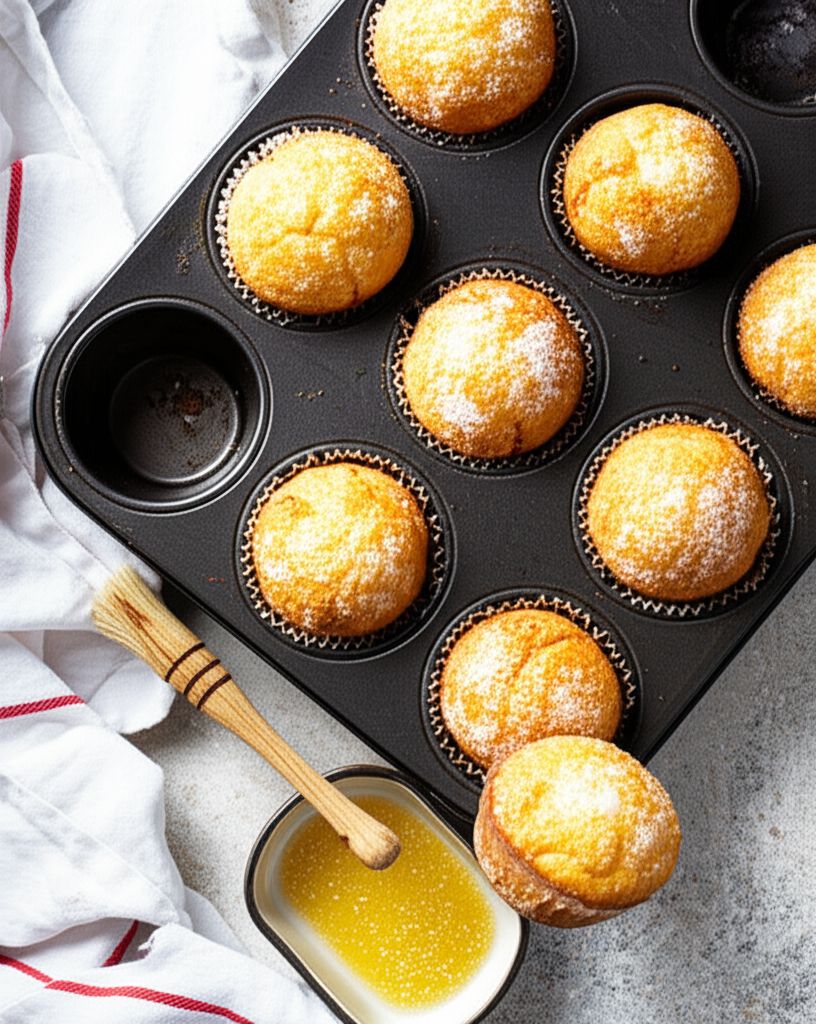 Sweet and Easy Cornbread Muffins