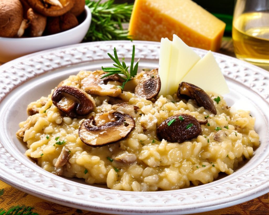 True Italian Porcini Mushroom Risotto