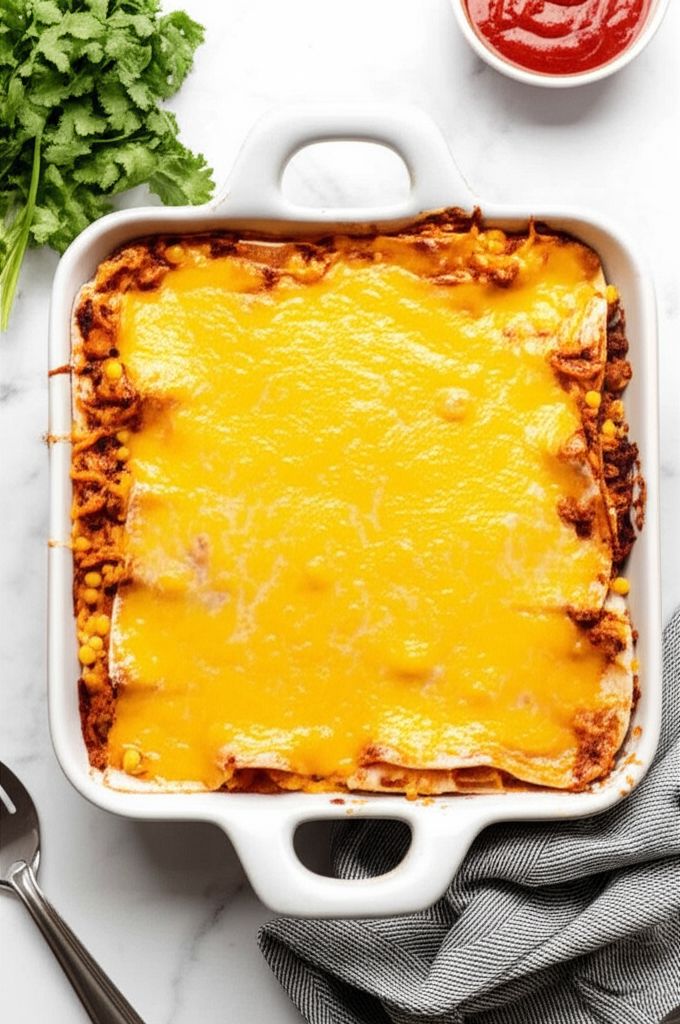 Weeknight Mexican Chicken Lasagna